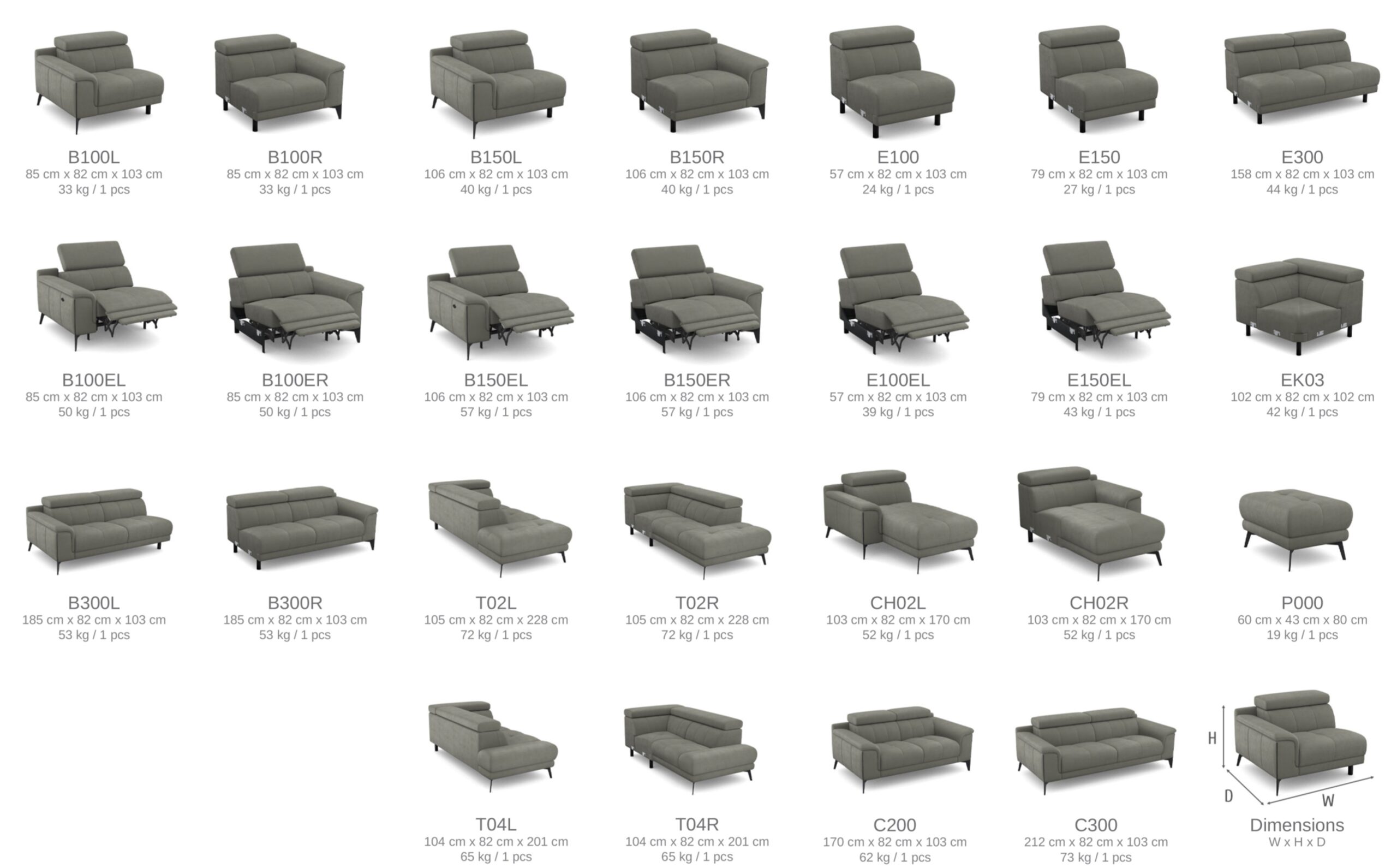 Recliner Corner Sofa AMIRA - Image 10