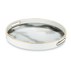 Decorative Tray Elegance White