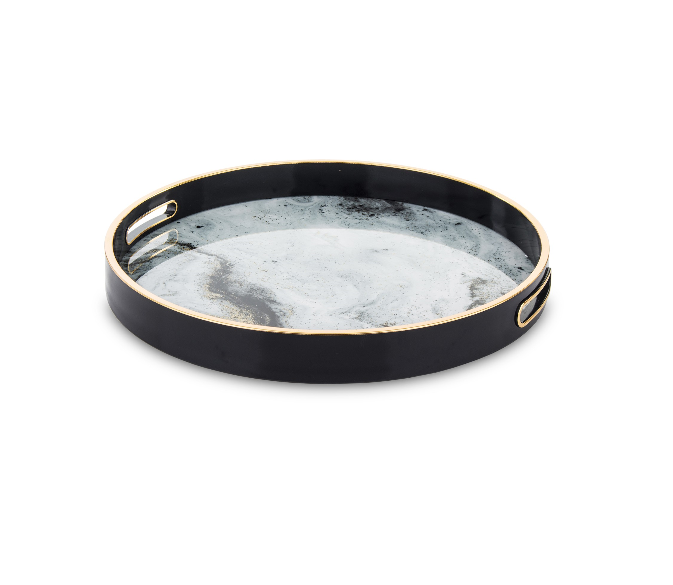 Decorative Tray Elegance Black