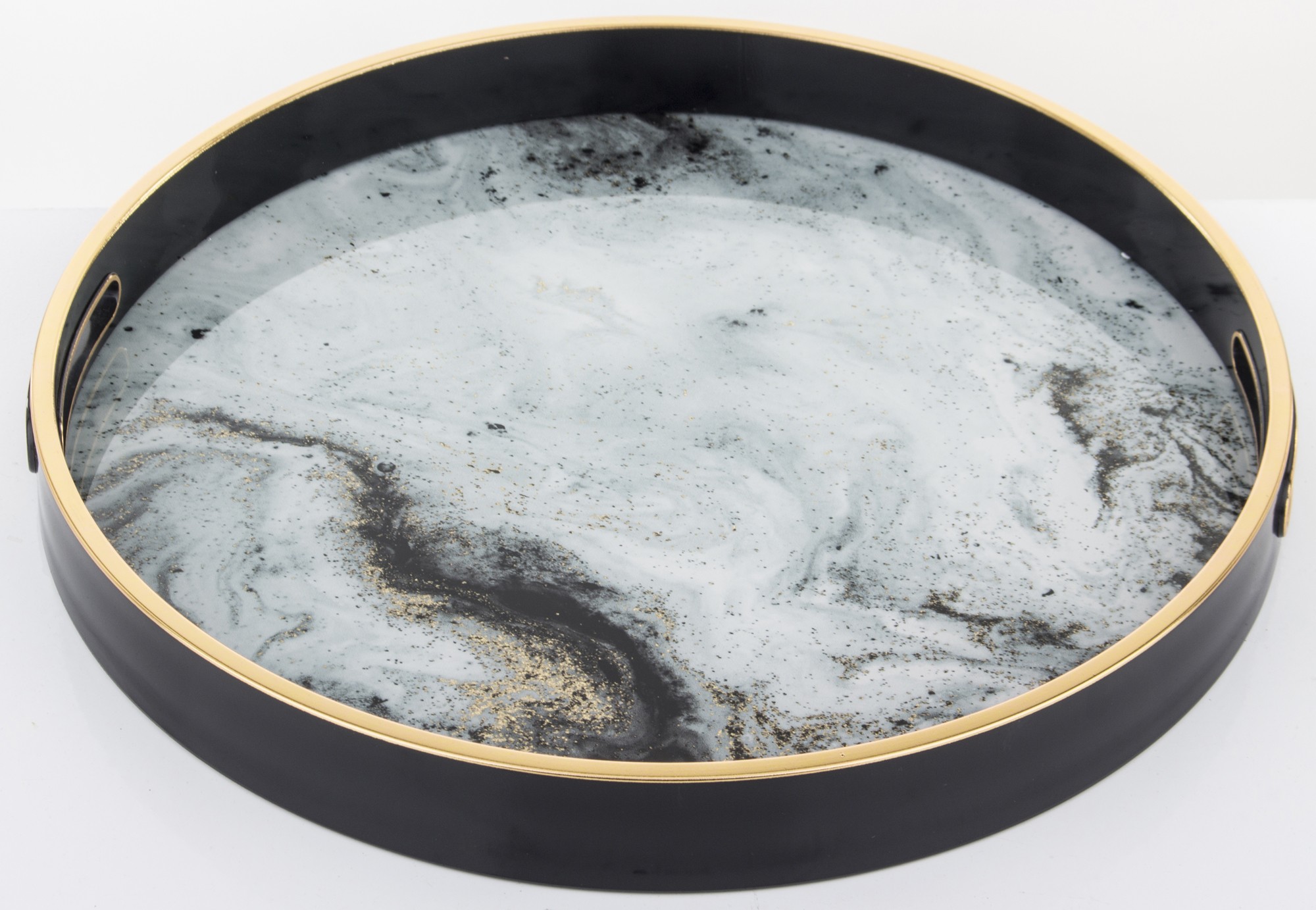 Decorative Tray Elegance Black - Image 3