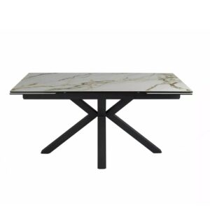 Dining Table COLUMBUS Amber Bianco 160-240 cm