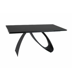 Dining Table DIUNA Black 160-240 cm