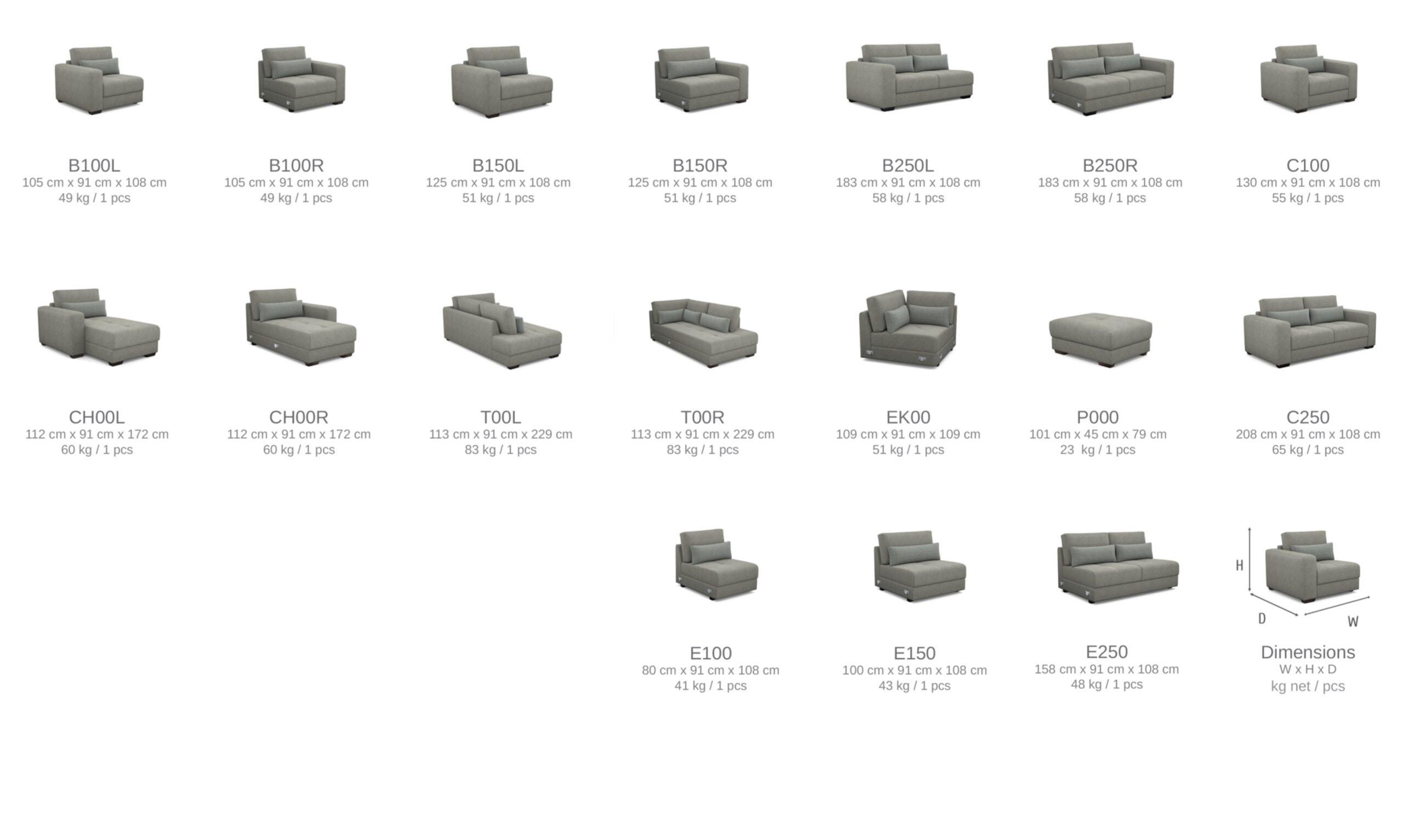 Sofa OWEN 3-seater - Image 6