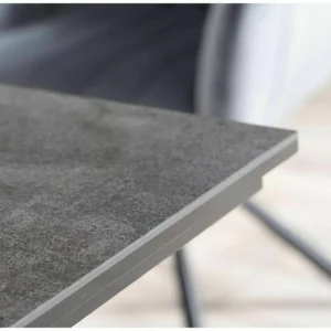 Dining Table SALVADORE Anthracite 160-240 cm