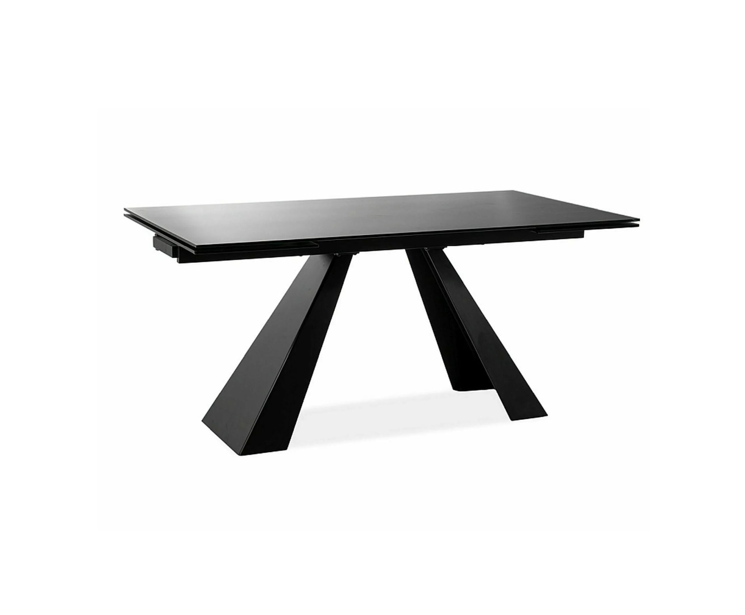 Dining Table SALVADORE Black 120-180 cm