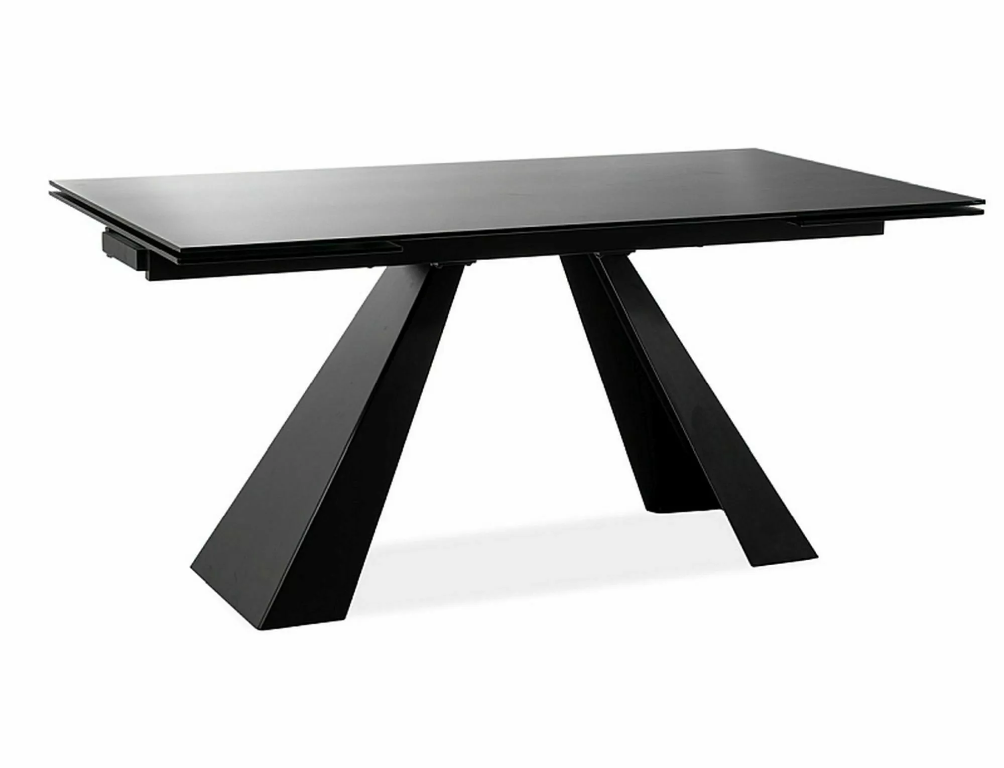 Dining Table SALVADORE Black 120-180 cm - Image 5