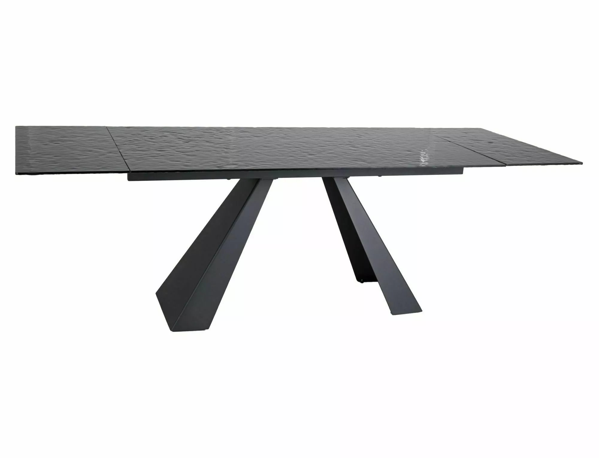 Dining Table SALVADORE Melted Glass 160-240 cm - Image 7