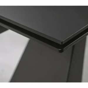 Dining Table DIUNA Black 160-240 cm