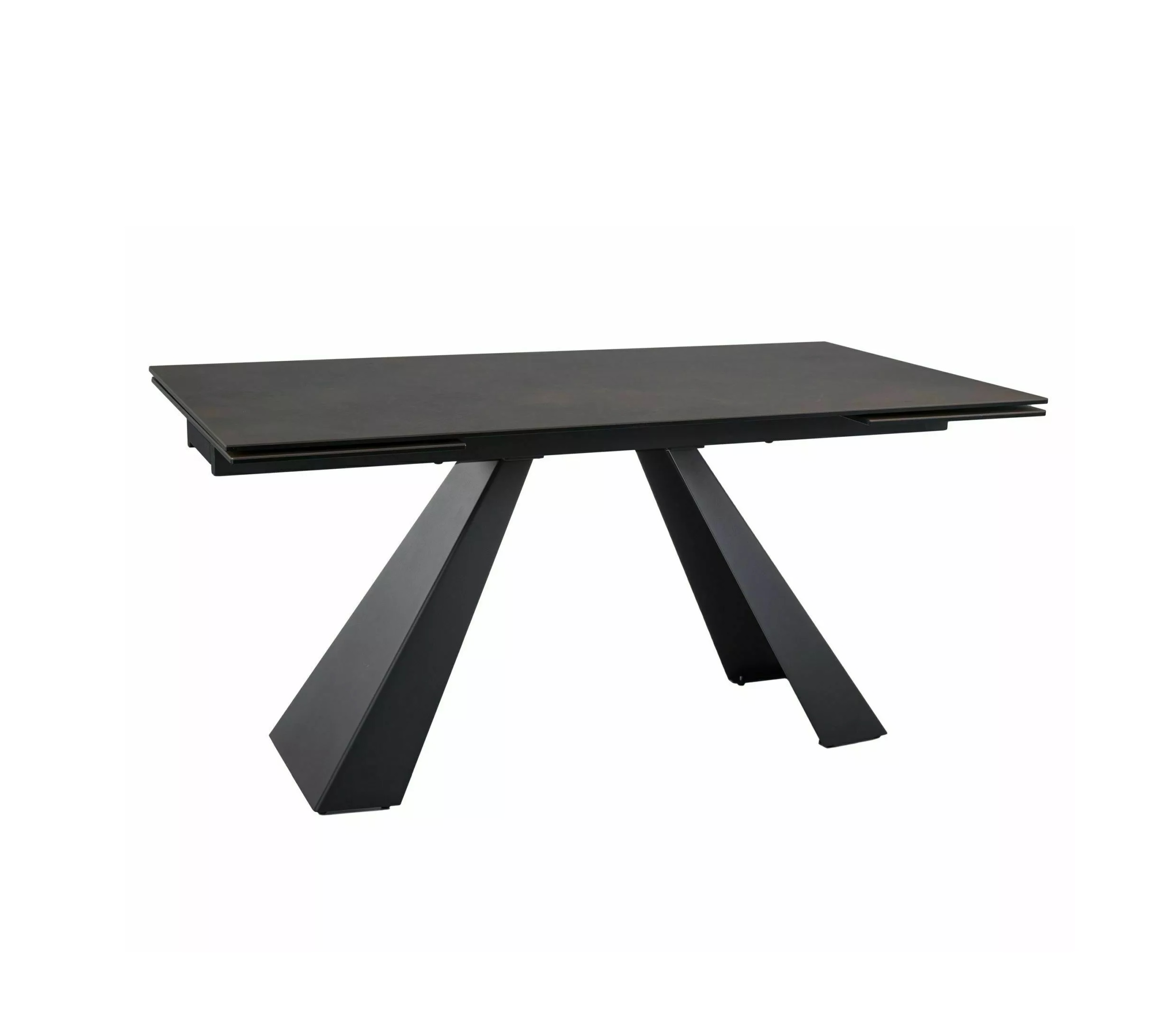 Dining Table SALVADORE Ossido Bruno 160-240 cm
