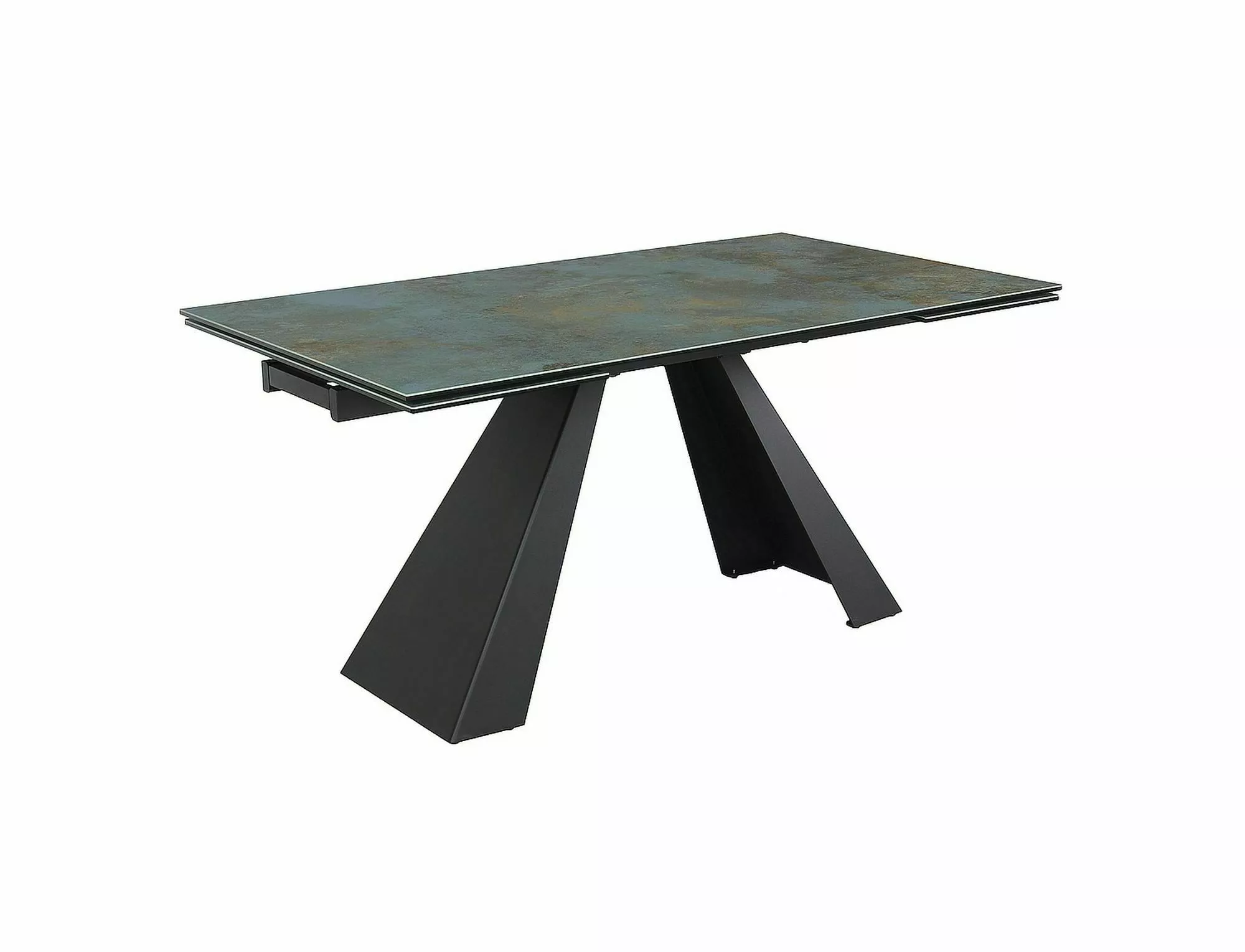Dining Table SALVADORE Ossido Verde 160-240