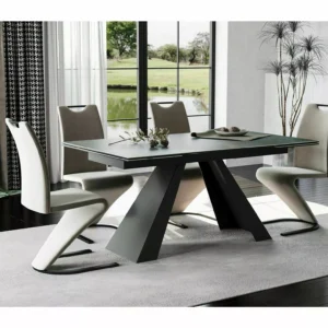 Dining Table SALVADORE Ossido Verde 160-240