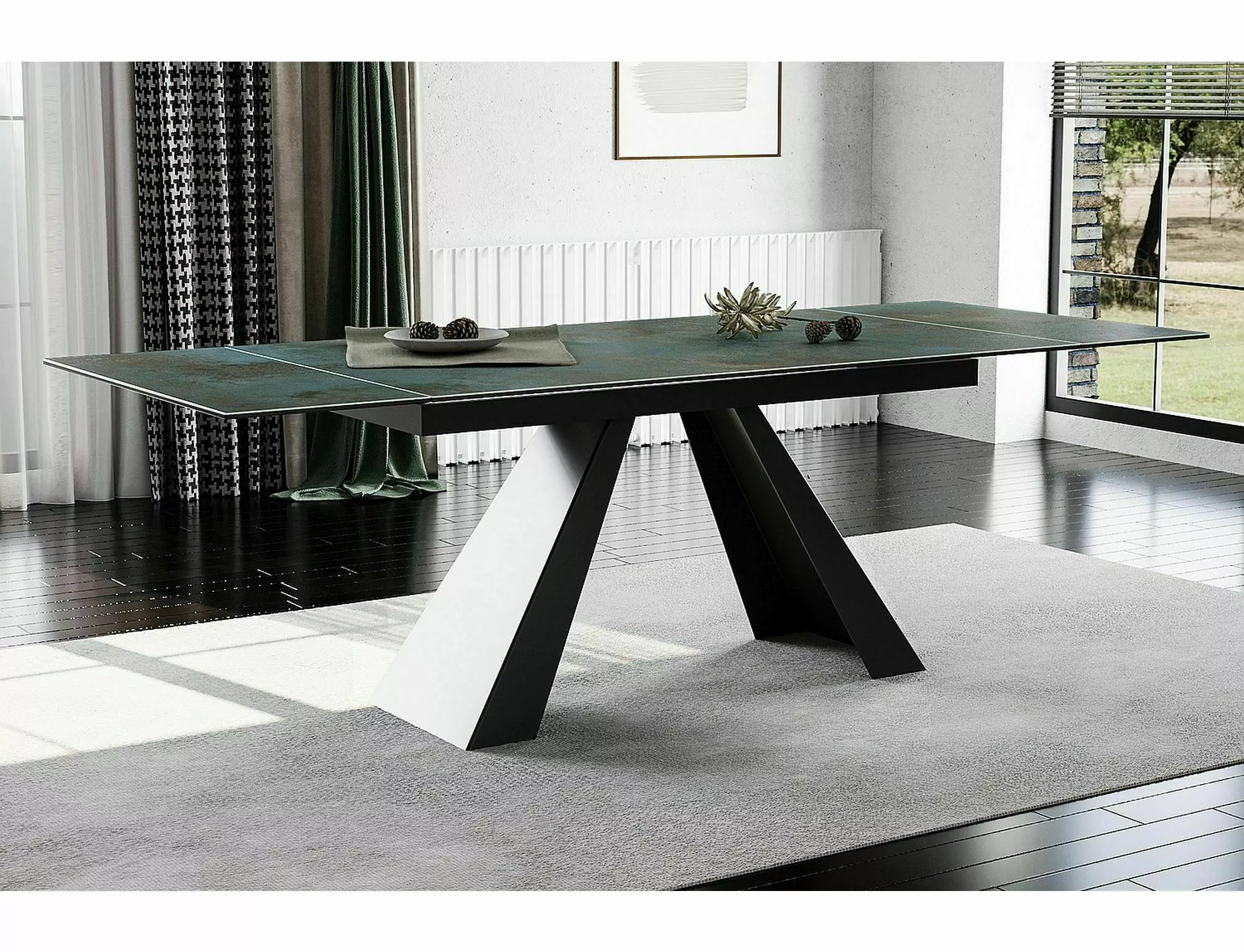 Dining Table SALVADORE Ossido Verde 160-240 - Image 7