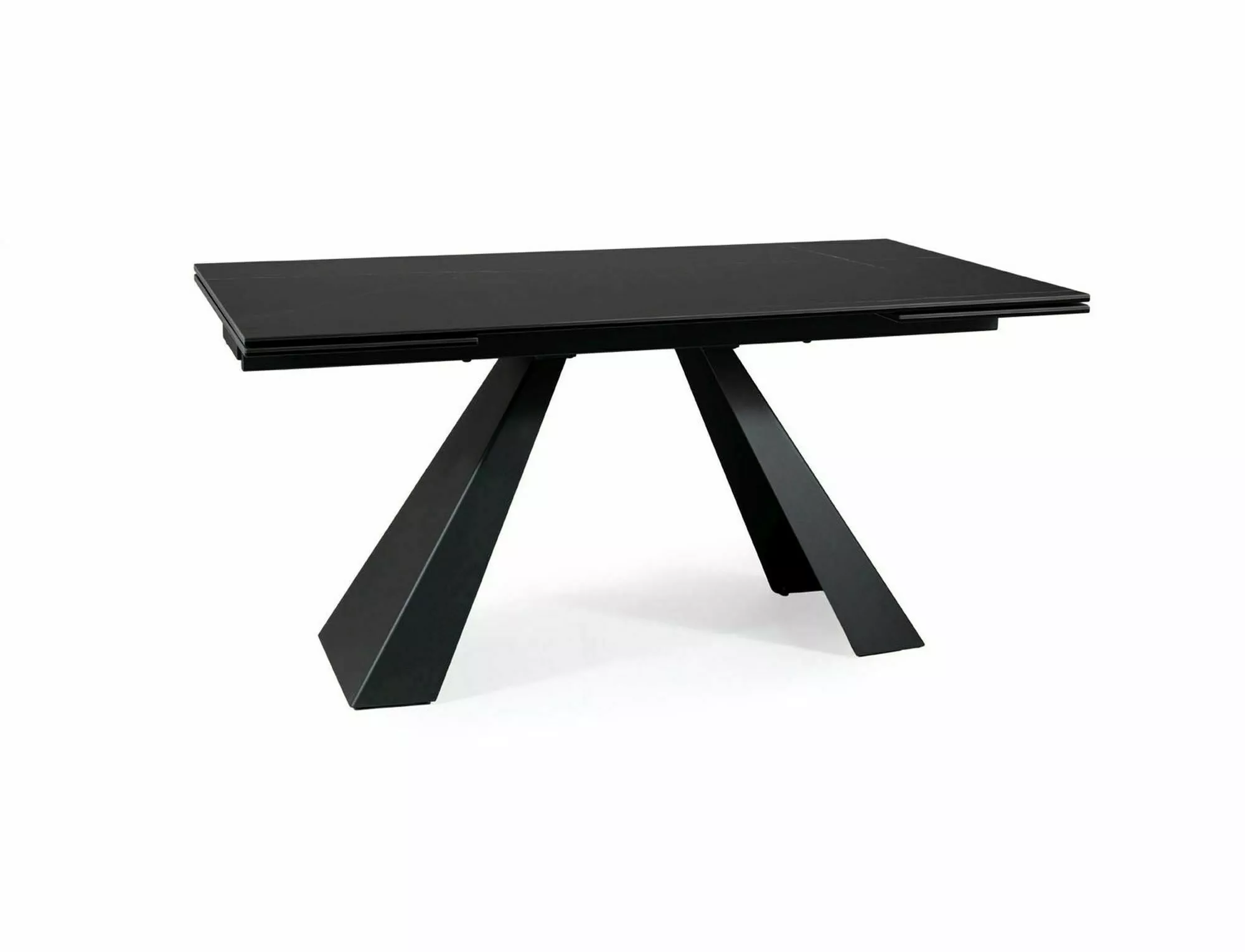Dining Table SALVADORE Sahara Noir 160-240 cm