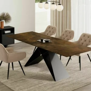 Dining Table WESTIN Ossido Bruno 160-240 cm