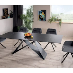 Dining Table WESTIN Sahara Noir 160-240 cm