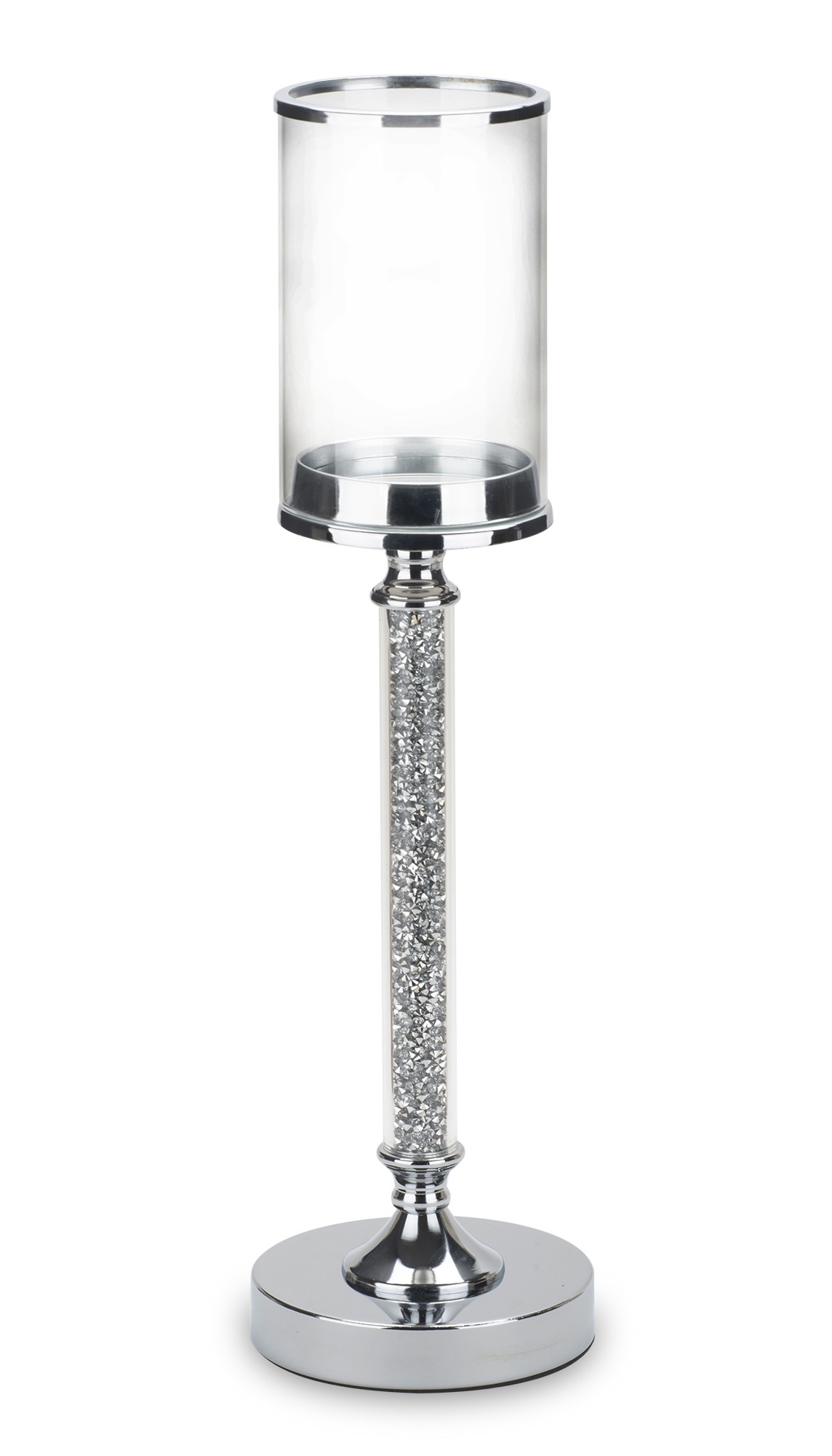 Candlestick Shine Silver (H48cm) - Image 3