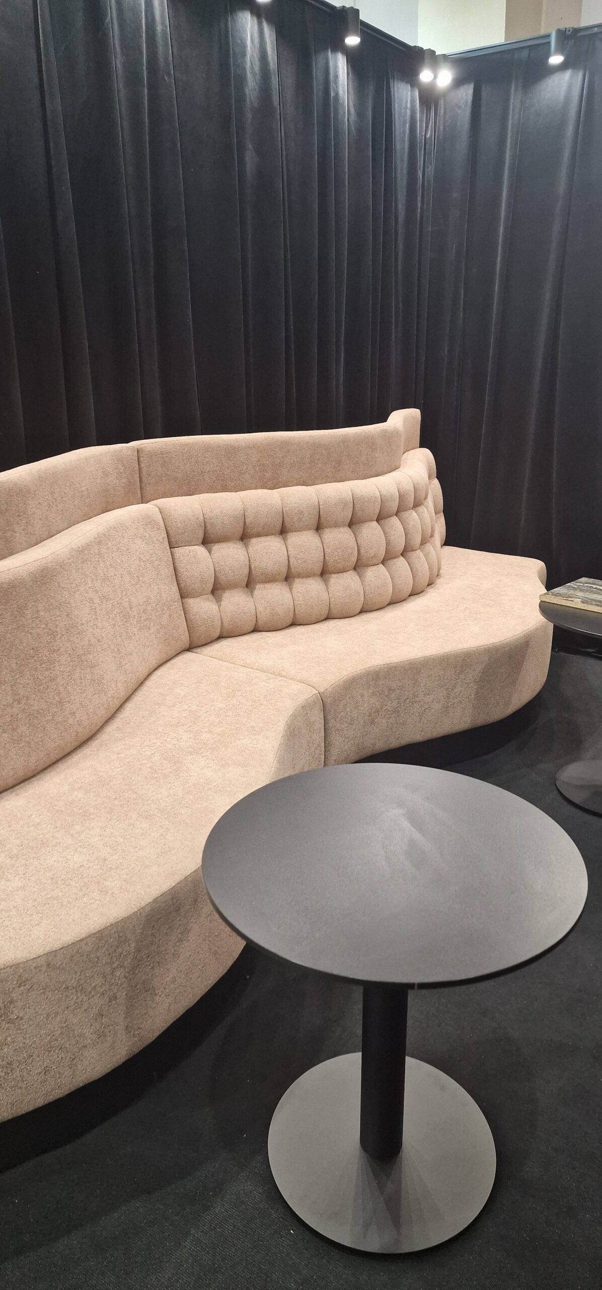 Bespoke C Shape Banquette Bench Seating - Image 16