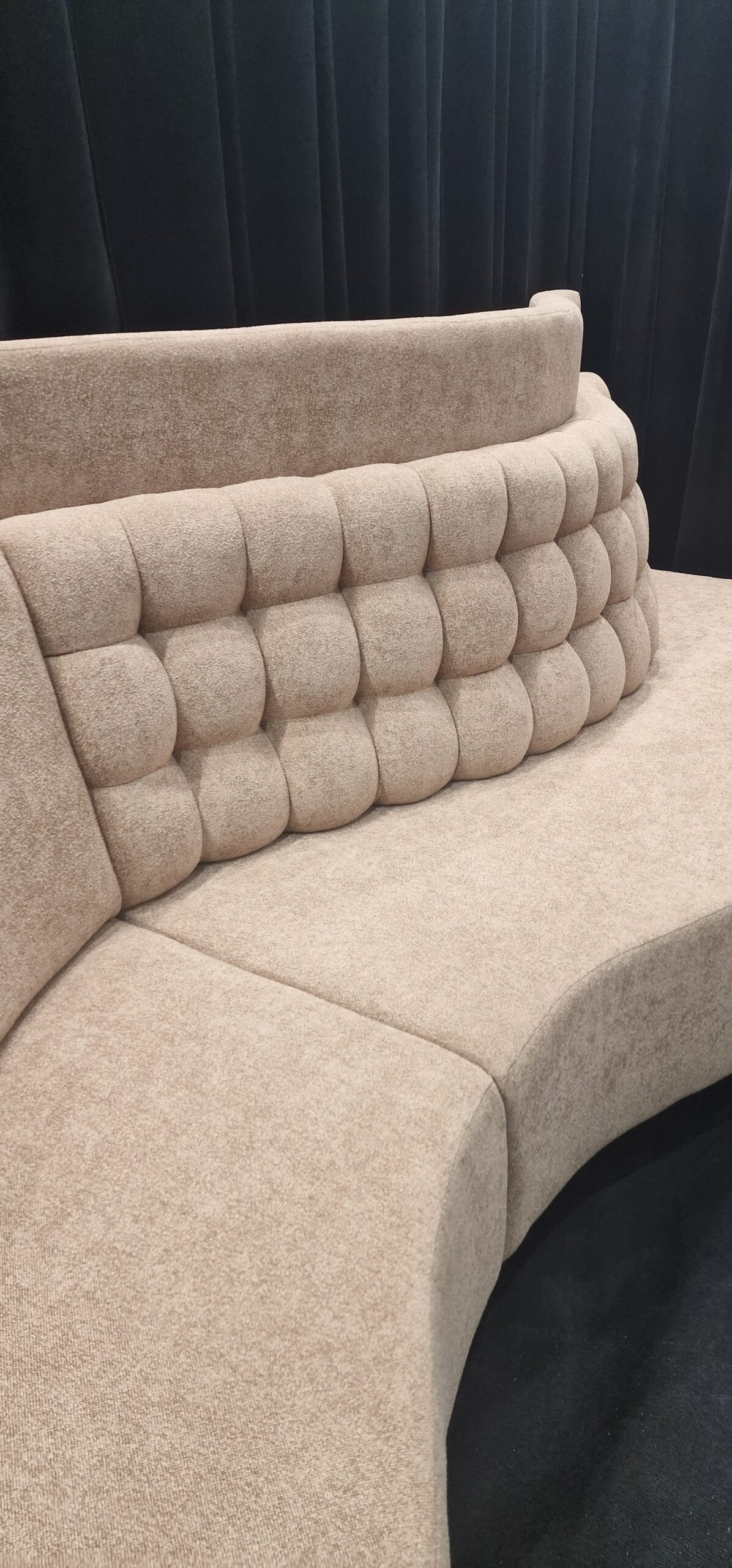 Bespoke C Shape Banquette Bench Seating - Image 17