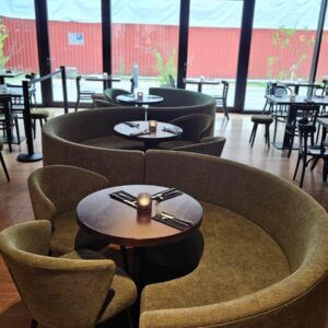 Bespoke C Shape Banquette Bench Seating