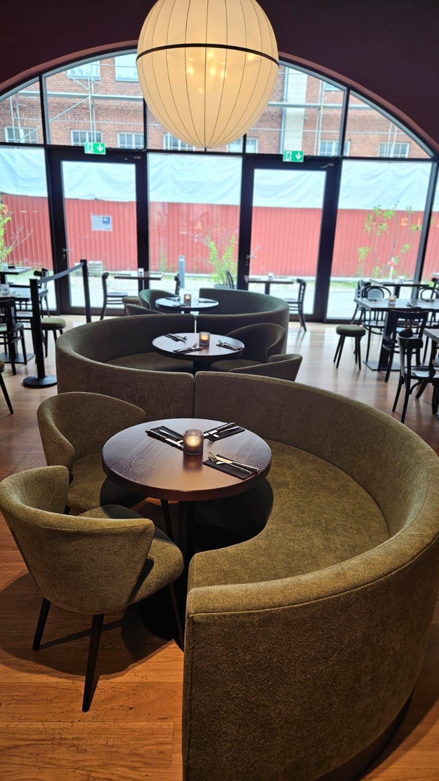 Bespoke C Shape Banquette Bench Seating - Image 2