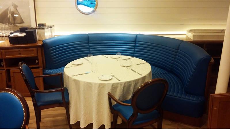 Bespoke C Shape Banquette Bench Seating - Image 12