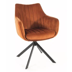 Swivel chair AZALIA Velvet Cinnamon