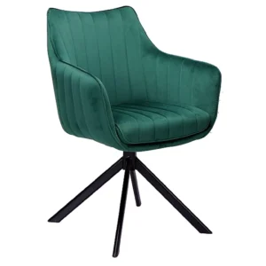 Swivel chair AZALIA Velvet Green