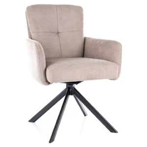 Swivel chair BASIL VARDO Beige