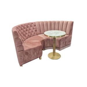 Bespoke C Shape Banquette Bench Seating