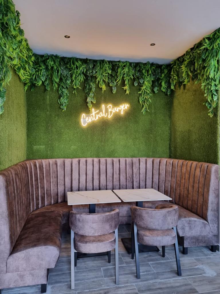 Bespoke C Shape Banquette Bench Seating - Image 11