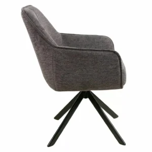 Swivel chair NOTTI BREGO Dark Grey