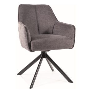 Swivel chair NOTTI BREGO Dark Grey