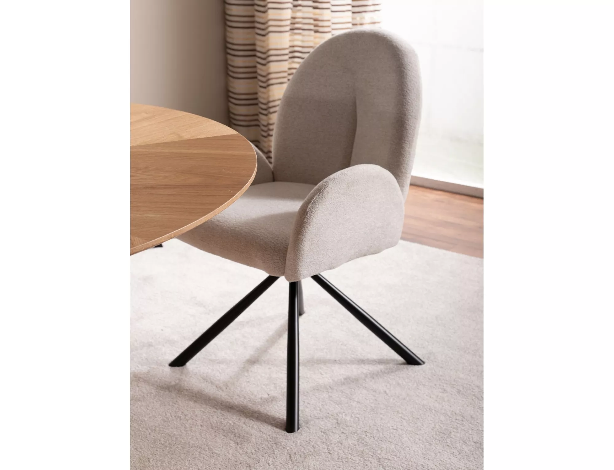 Swivel chair PLANET RAVEN Beige - Image 4