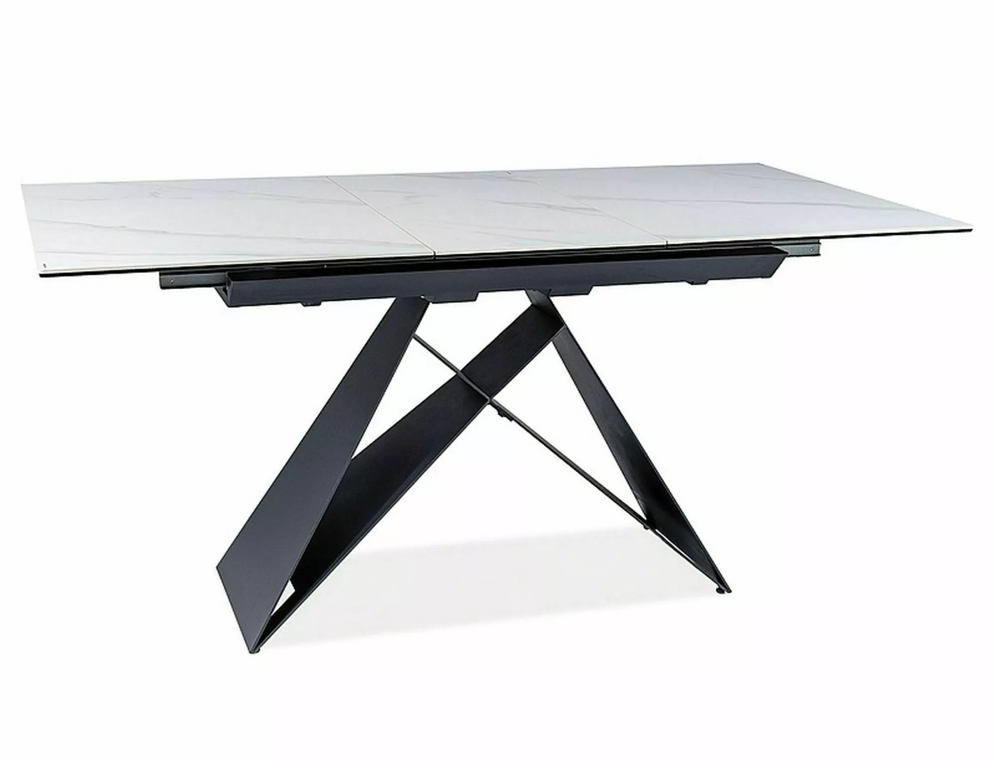 Dining Table WESTIN Jasper White 120-160 cm - Image 8