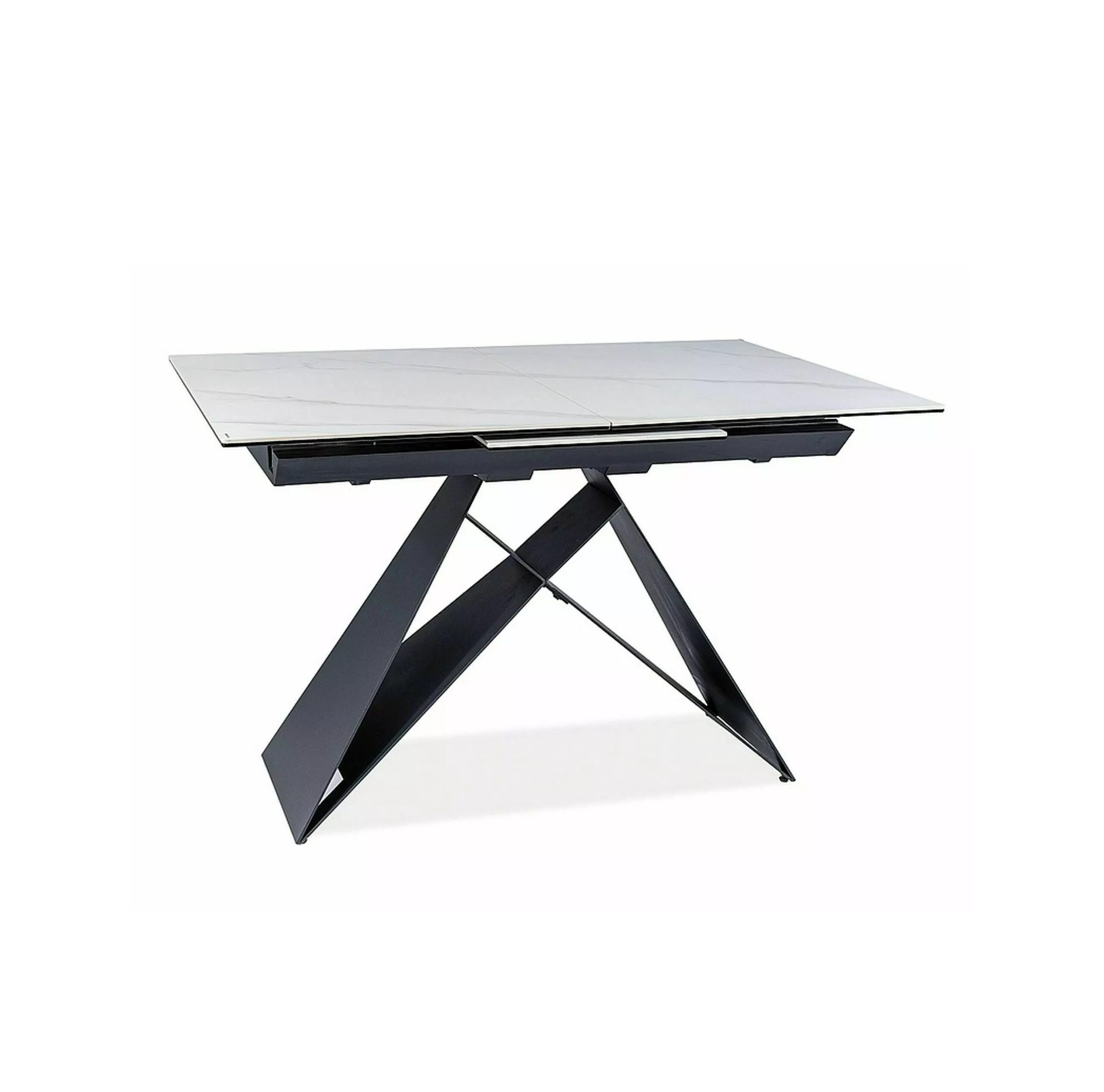 Dining Table WESTIN Jasper White 120-160 cm