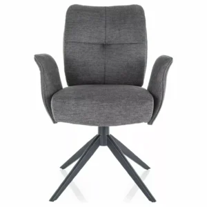 Swivel chair WING BREGO Dark Grey