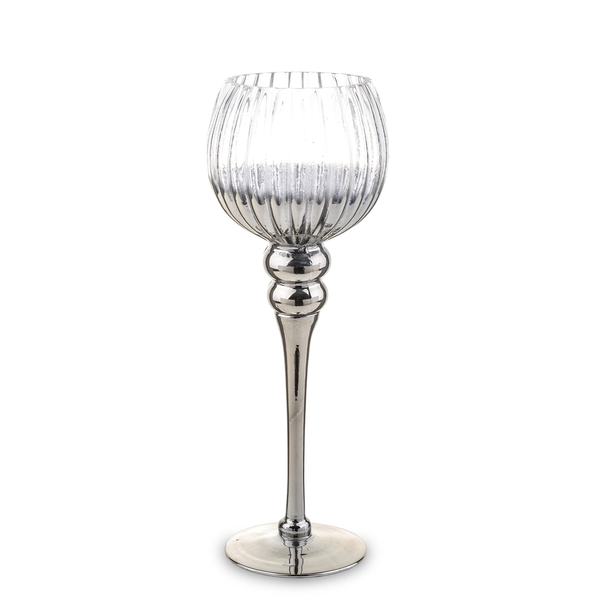 Candlestick Silver (H35cm)