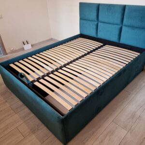 Bed frame TETRIS with storage