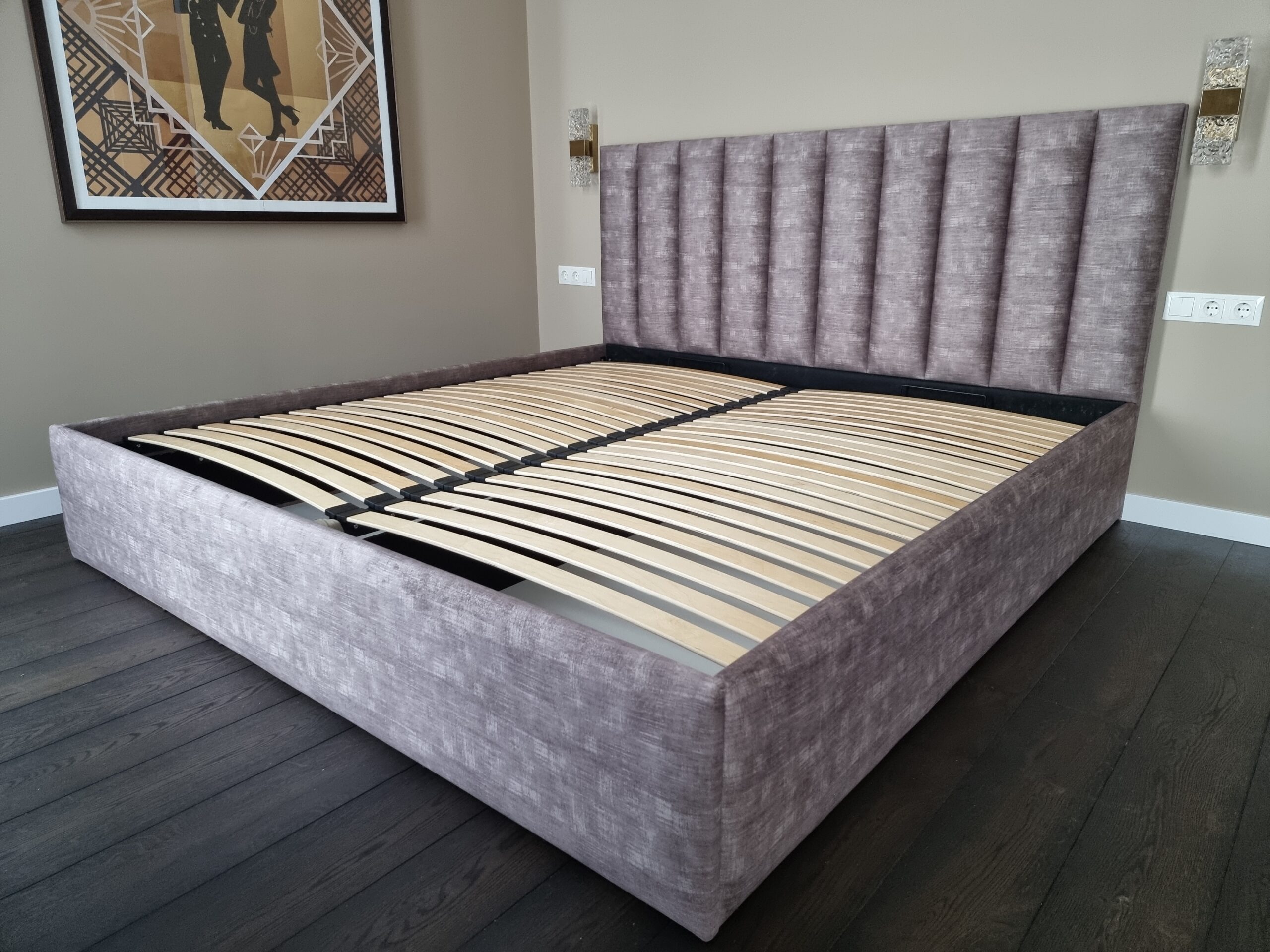 Bed frame ELEGANCE with storage - Image 3