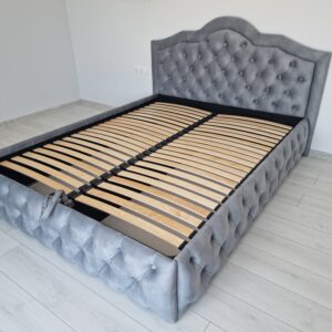 Bed frame CROWN with storage