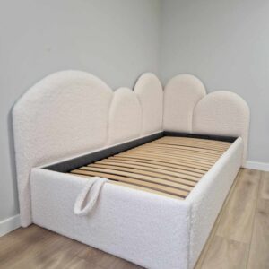 Corner Bed frame CLOUD with storage