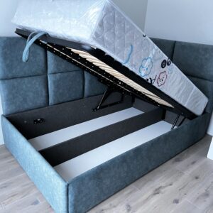 Corner Bed frame TETRIS with storage