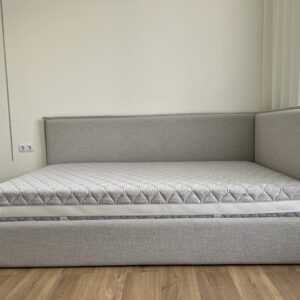Corner Bed frame MODERN with storage