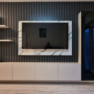 Modern Feature Wall Black Emerald