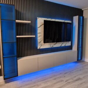 Modern Feature Wall Black Emerald