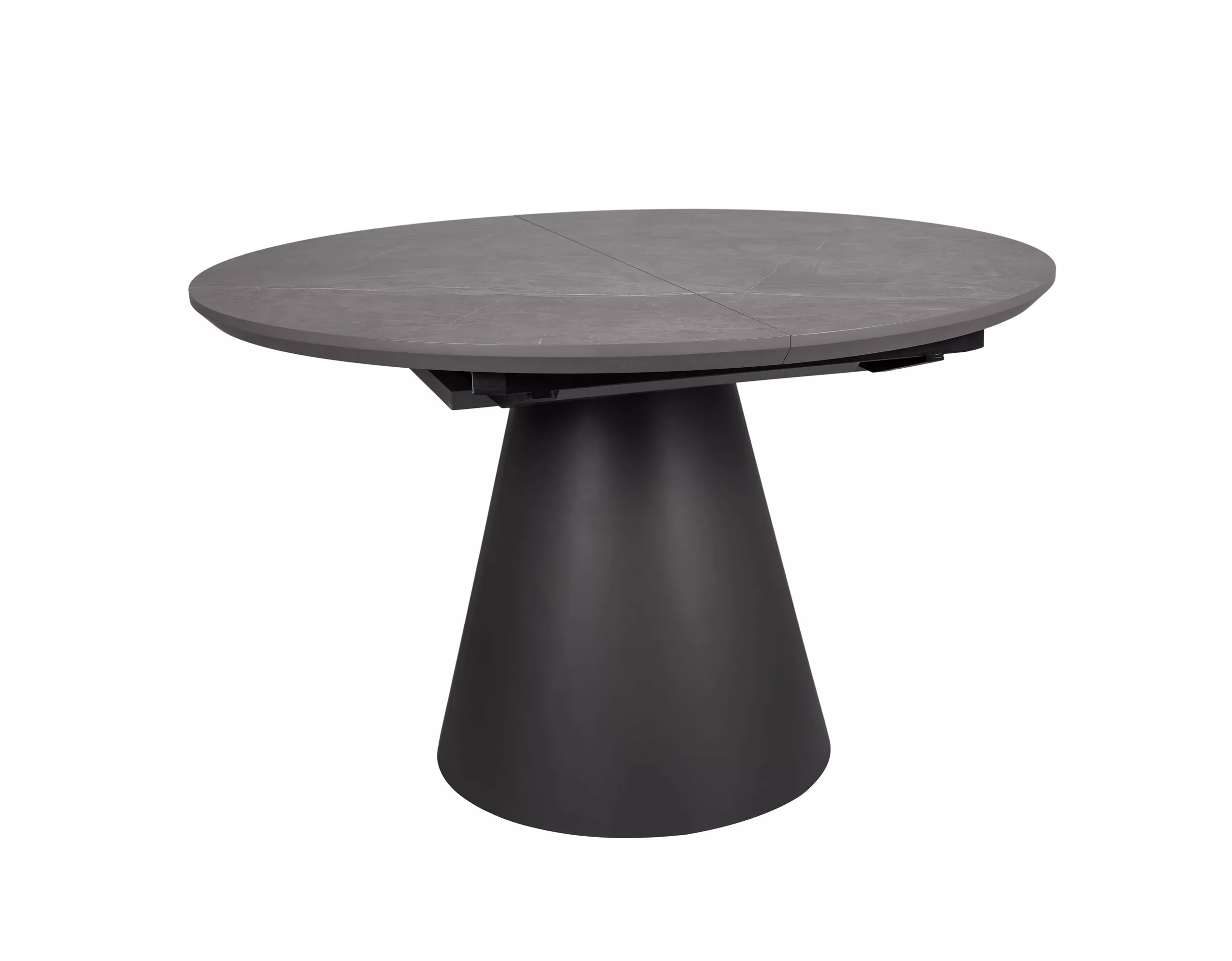 Dining Table ANGEL Extendable Round Grey 120-160 - Image 13