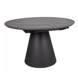 Dining Table ANGEL Extendable Round Grey 120-160