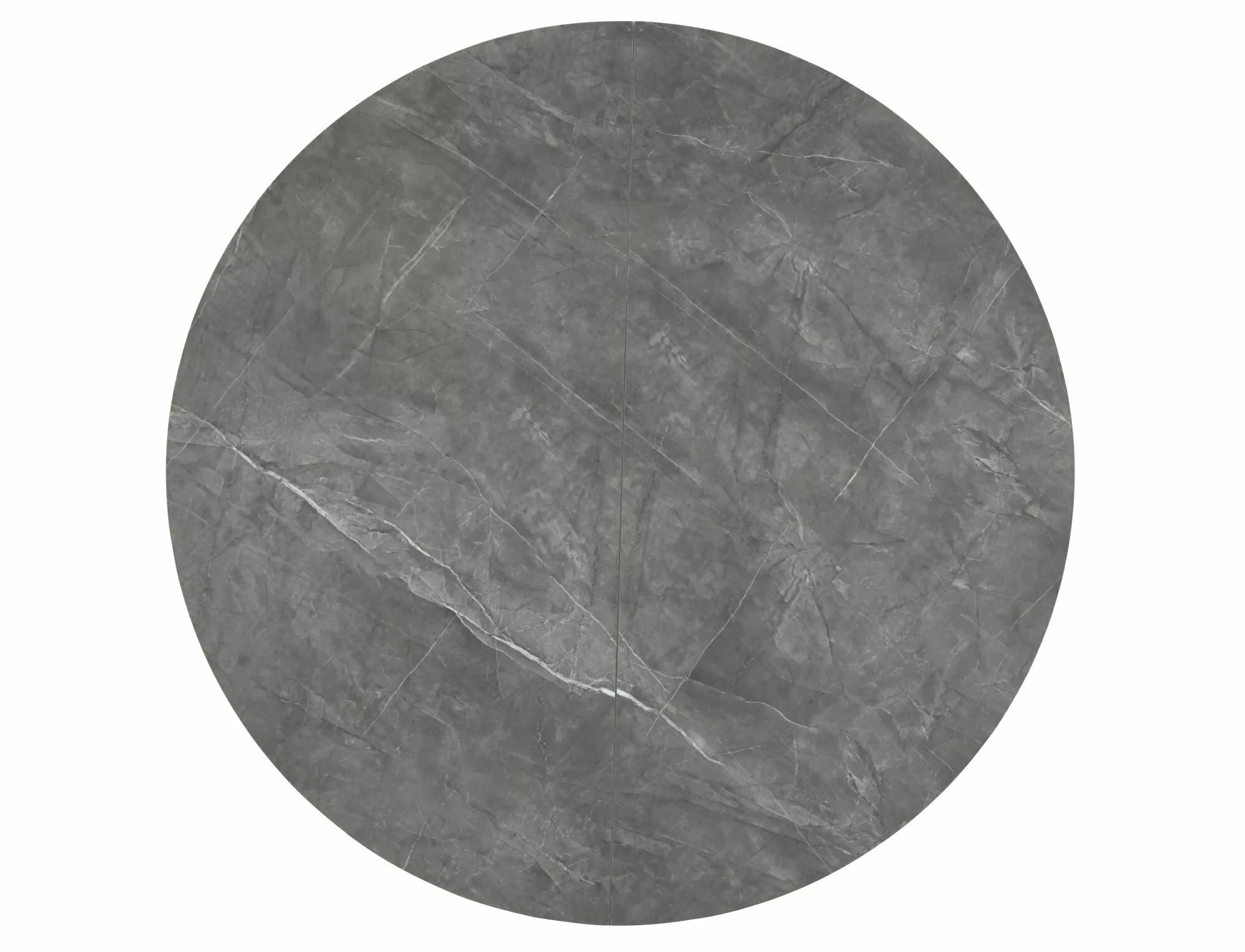 Dining Table ANGEL Extendable Round Grey 120-160 - Image 5