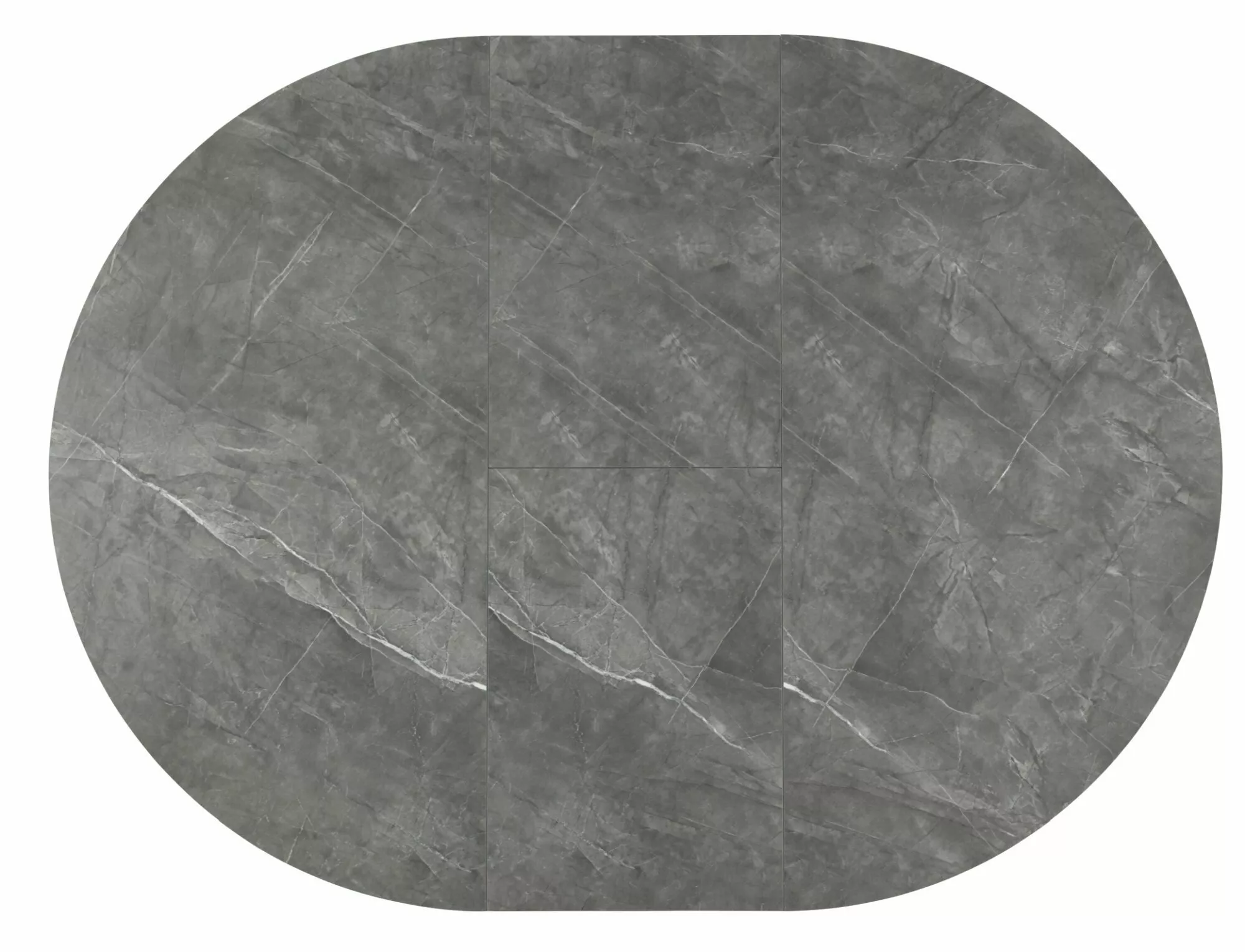 Dining Table ANGEL Extendable Round Grey 120-160 - Image 6