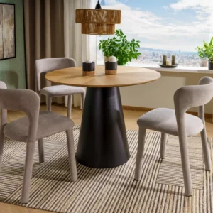 Dining Table ANGEL 100 Oak Black